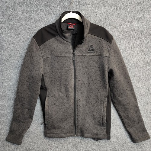 Full Zip Sweater Jacket Mock Neck 