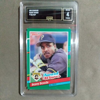 1991 Donruss Barry Bonds #762 MVP No Dot Error | eBay