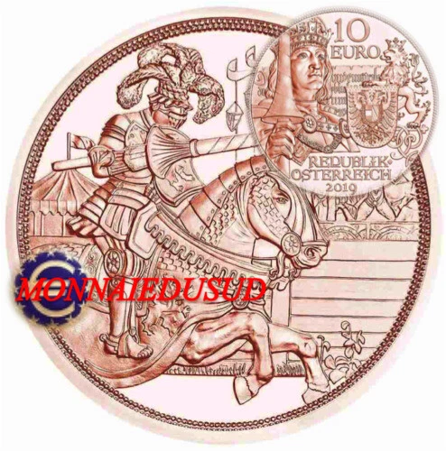 Pièces euro d'Autriche Année 2019 10 Euro