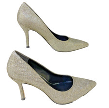 Nine West Gold High Heel Pumps Shoes Size M