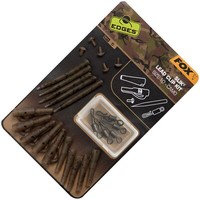 Fox Edges Camo Slik Lead Clip Kit Gr. 10 - 5 Leadclips FüR Karpfensysteme