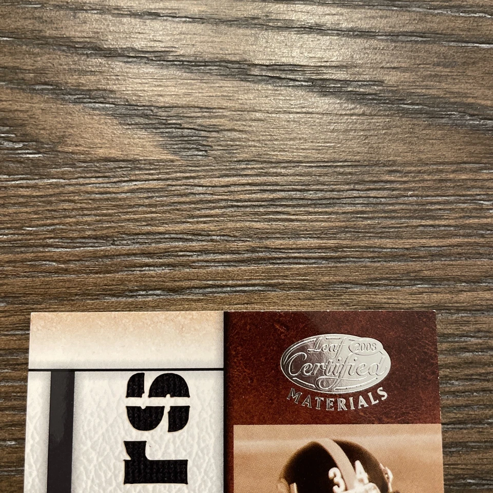 2008 Leaf Certified Rashard Mendenhall Jersey Spell Out /25 Steelers - Image 2 of 4