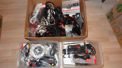 Konvolut Klinke Cinch Kabel AUX Audio 3,5mm Stecker Klinkenkabel RCA LAN etc etc
