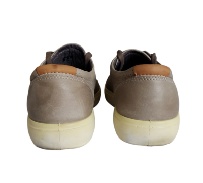 ECCO Soft 7 Street Leather Gray Perforated Sneaker Shoes EU  display picture 1