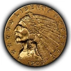 1909 G$2.50 Indian Head Gold Quarter Eagle - Authentic US Coin - SKU-G5178