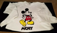 VINTAGE MICKEY MOUSE CREW NECK SWEATSHIRT SCREEN STARS SIZE XL NEW