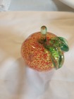 940 - Vintage Johansfors Handmade Sweden Art Glass Apple Paperweight In Box — photo 2