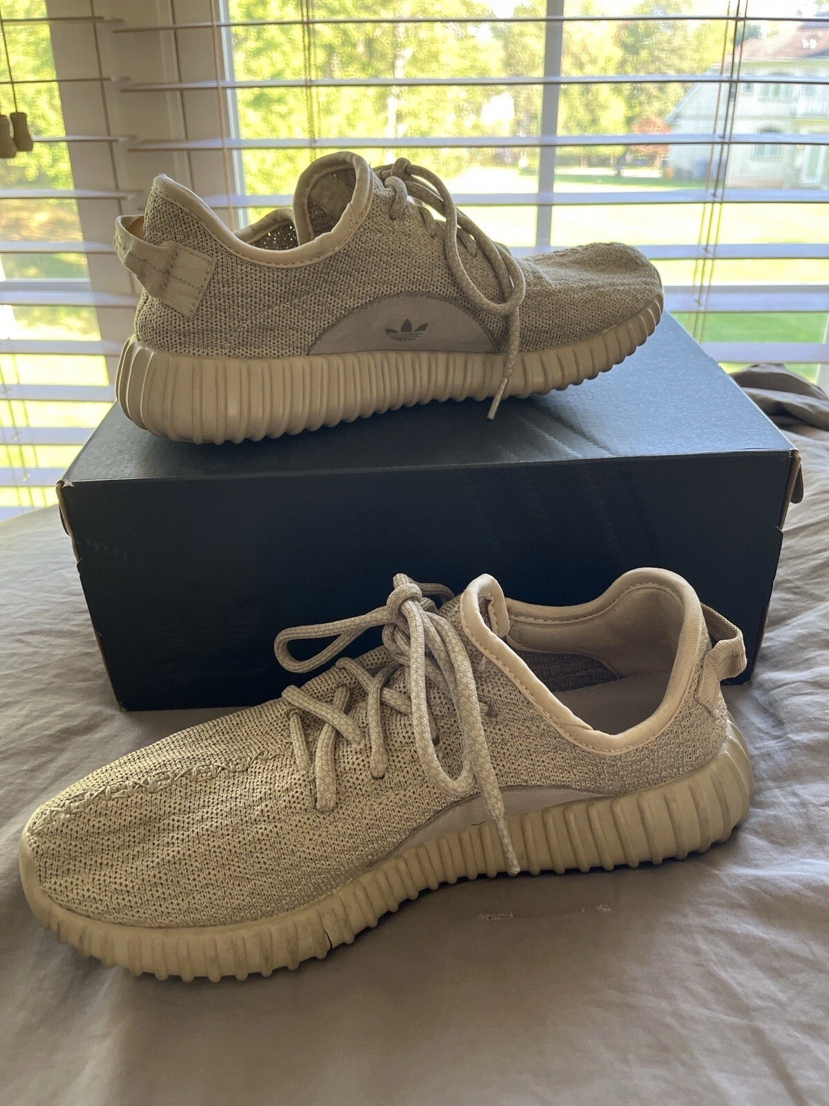 Adidas Yeezy Boost 350 V1 marrone chiaro Oxford taglia 7