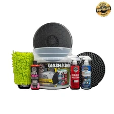 Chemical Guys Professional Wash & Shine Car Cleaning Kit (7 Essential Products)