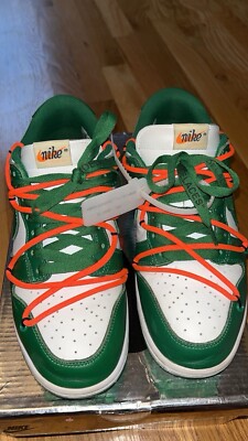 Off-White x Dunk low green pine