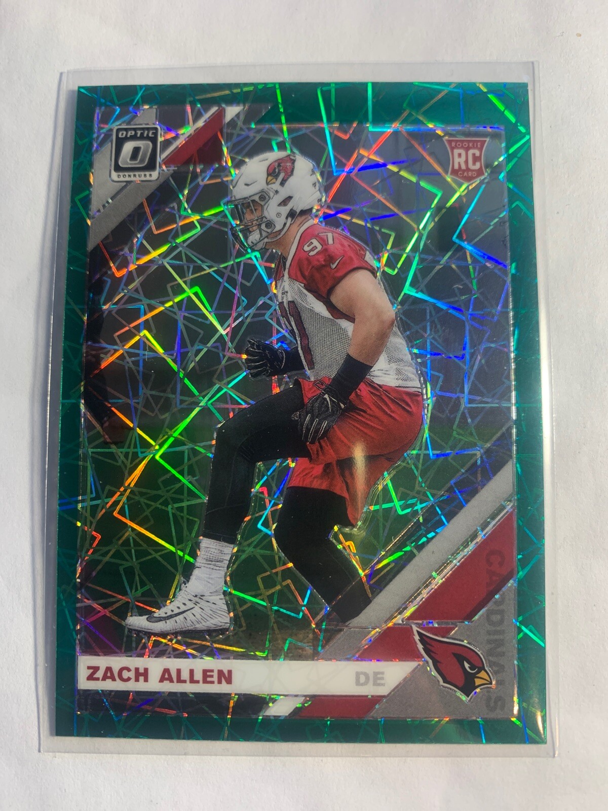 Zach Allen Panini Donruss Optic #150 Green Velocity