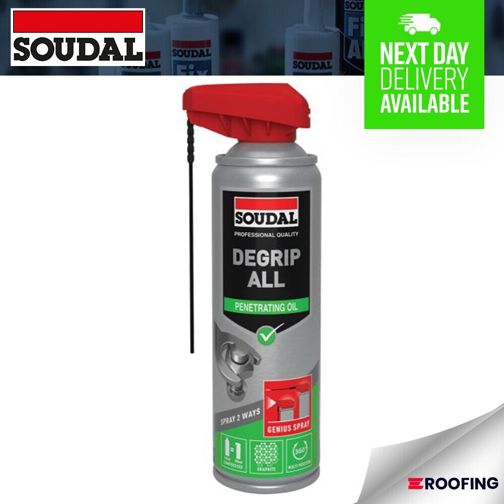 Soudal DeGrip All Genius Spray High Performance Penetrating Oil - 300ml