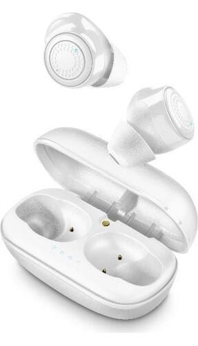Cellularline Shadow True Wireless Auricolari Bluetooth in-ear True Wireless  senza fili con caricabatteria portatile Bianco | Cuffie e Auricolari in  offerta su Unieuro