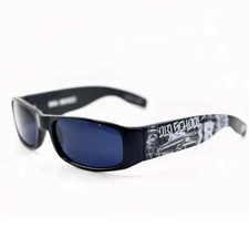 Old School Chicano Tattoo Art Shades Black Locs Sunglasses Lowrider Dyse One
