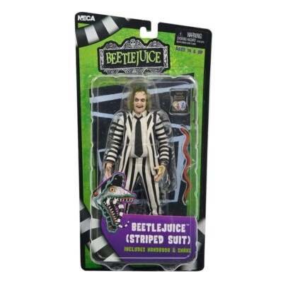 Beetlejuice 1988 Actionfigur Beetlejuice Black and White Striped Suit 18 cm OVP