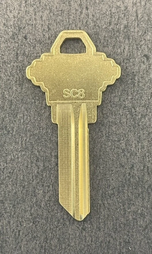 Lot of 10 SC8 1145E Type 5 Pin Key Blanks for Schlage 35-100E Keyway - Image 2 of 2