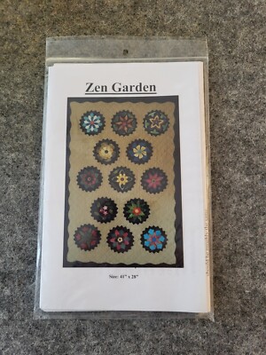 New Zen Garden Quilt Pattern by Creative Fiber Expressions