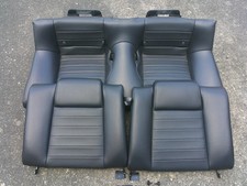 2005-2009 Ford Mustang Gt Coupe Rear Leather Seats Black 2005-2009 Ford Mustang Gt Coupe Rear Leather Seats Black