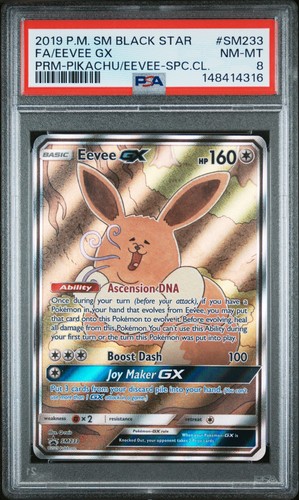 Eevee-GX graded PSA 8 for sale on eBay