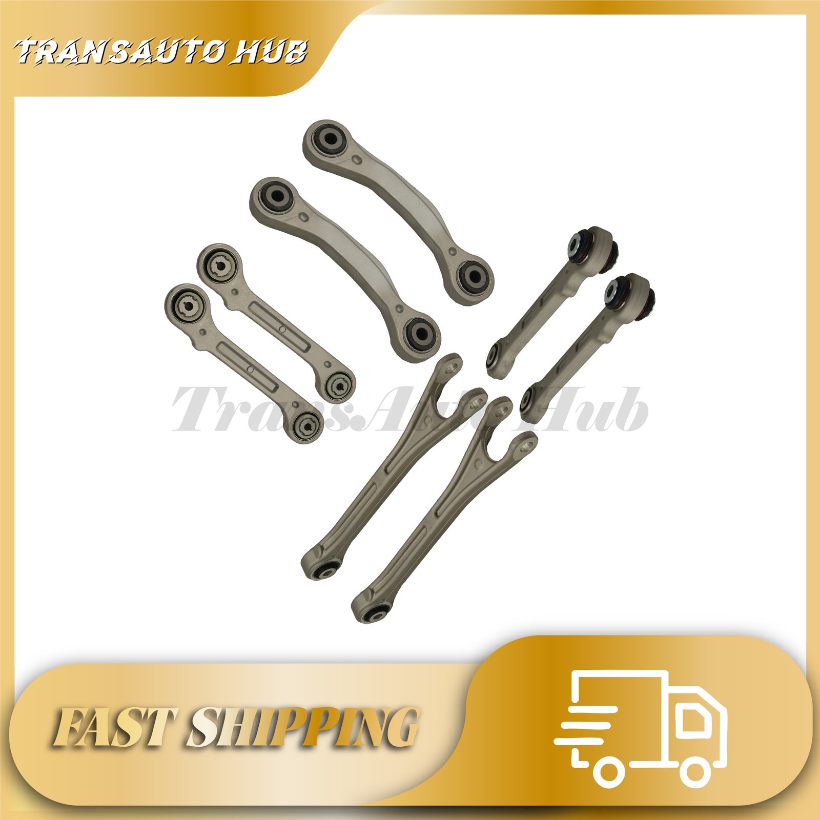 8PCS Rear Suspension Control Arm Kit For 2017+ Maserati Levante