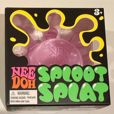 NeeDoh Sploot Splat Red/Magenta Squishy Stress Ball New in Box Schylling