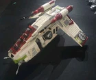 Lego 7163 Star Wars Republic Gunship  (incomplete) w/instructions