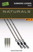 Fox Edges Naturals 30 Lb Submerge Leaders