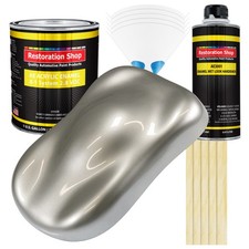 Restoration Shop Pewter Silver Metallic Acrylic Enamel Gallon Kit Auto Paint