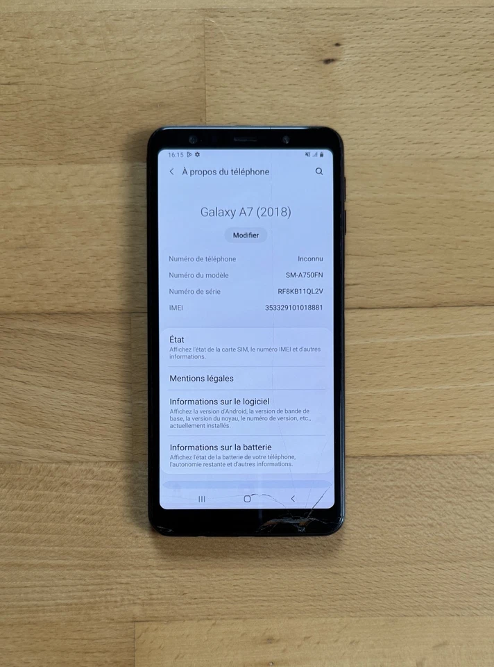 Samsung Galaxy A7 (2018) · 64GB, photo 2 sur 5