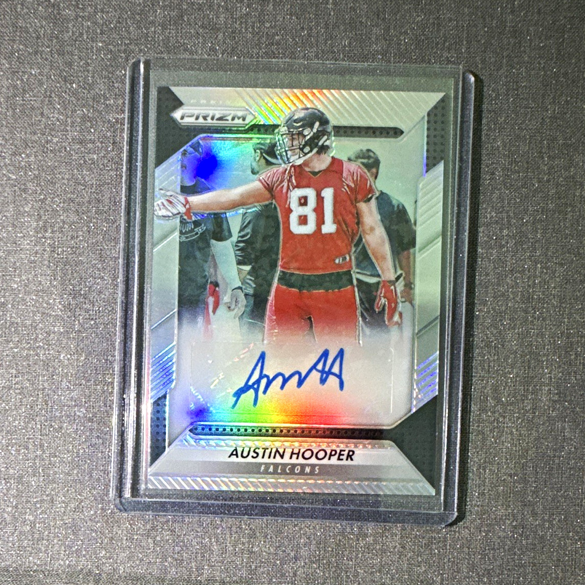 Austin Hooper Panini Prizm Rookie Autograph Prizm #RAAHP Base