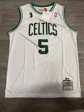 NEW! KEVIN GARNETT BOSTON CELTICS MITCHELL & NESS 2007-08 white jersey XL (48)