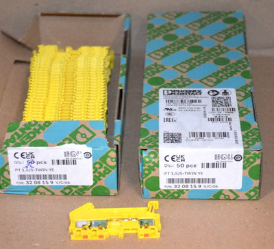 Phoenix Contact 3208159 Reihenklemme 86 Stück PT 1,5/S-TWIN YE NEU OVP