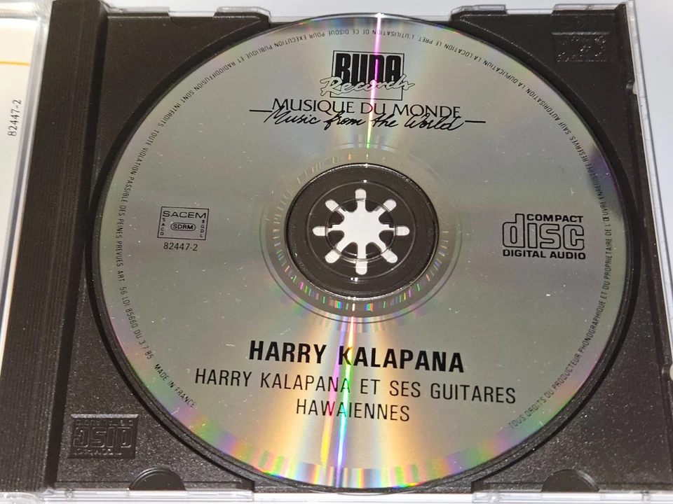 Harry Kalapana "Guitares Hawaiennes" CD 21 Songs Buda Records *Free Shipping* — 第 2/4 张图片