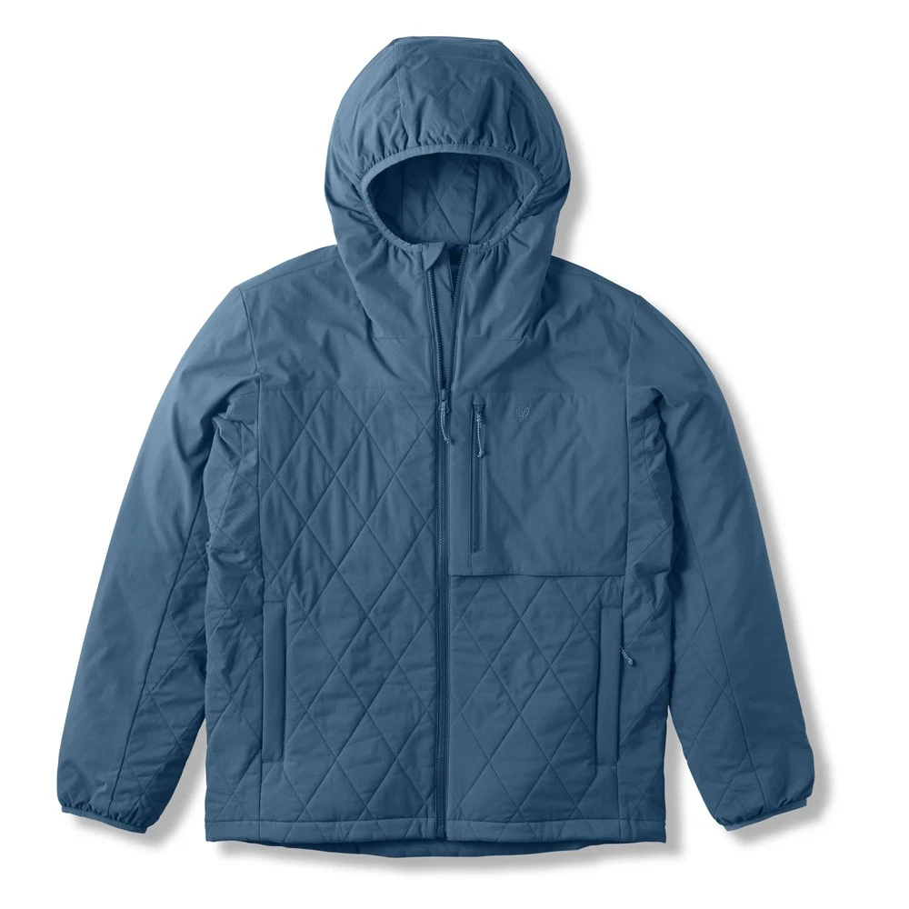 DUCK CAMP Men's Airflow Insulated Hoodie - M - Channel Blue
