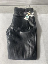 ALPHA CYCLE GEAR LEATHER JEANS MENS SIZE 32