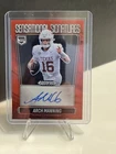 Panini Prizm Black 2025 Sensational Signatures Arch Manning Auto Texas /99