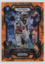 2023 Panini Prizm Orange Ice Prizm Chuba Hubbard #40 2t9