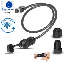 For 2ft Starlink Gen3/Mini Ethernet Cable Extension Adapter RJ45 IP68 Waterproof