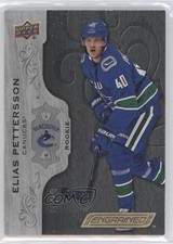 2018-19 Upper Deck Engrained Rookies Black 9/49 Elias Pettersson #51 jg3