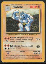 Machoke Base Set 4th Print 1999-2000 34/102 LP 27