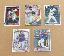 Texas Rangers - 5 Card Lot - 4 Rookies