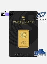 The Perth Mint 1oz Gold Bar in Assay 4286.70 per troy oz
