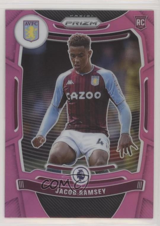 2021-22 Panini Prizm Premier League Pink Prizm Jacob Ramsey #133 0nr3