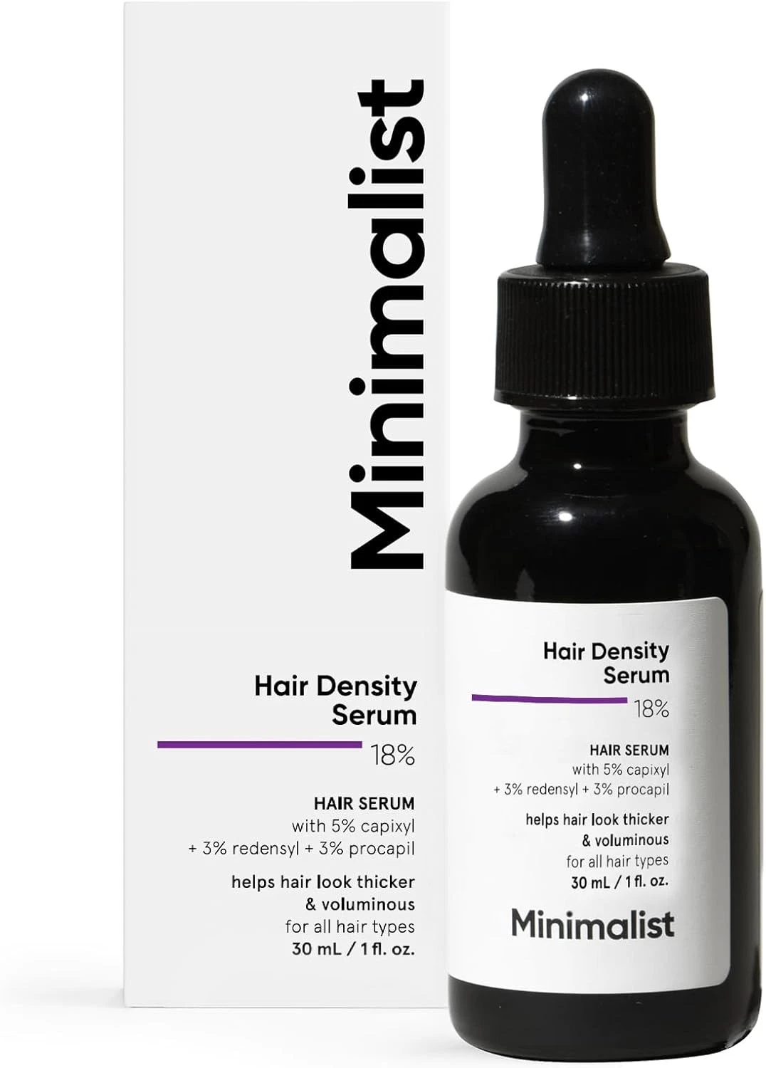 Minimalist Hair Density Serum 18% | Growth Serum| Procapil, Capixyl,...