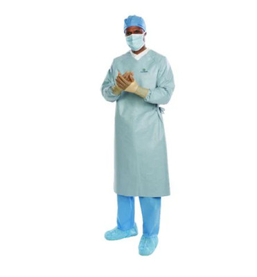 Lot of (40) New 44662NS HALYARD SURGICAL GOWNS Large Aero Chrome Breathable