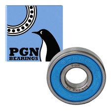 100 608-2RS Premium Rubber Seal Chrome Ball Bearing 8x22x7 Skateboard 608rs