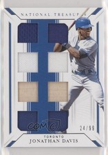 2019 National Treasures Game Gear Material Eights 24/99 Jonathan Davis 0gg