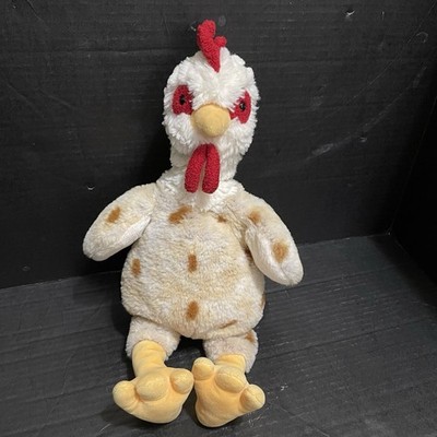 Mary Meyer Marshmallow Zoo Chicken Rooster Plush Spotted Brown Bird 14'' Toy Pet