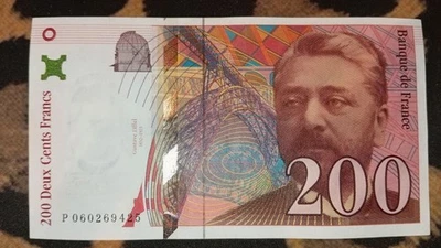 Billet 200 Francs Gustave Eiffel 1997 Sans Épinglage  - Photo 1/2