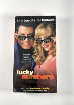 Lucky Numbers (VHS, 2001) Brand NEW Sealed John Travolta Lisa Kudrow Nora Ephron